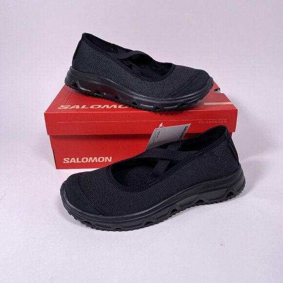 Sandy Liang Shoes - SALOMON x SANDY LIANG Black RX MaryJane Shoes